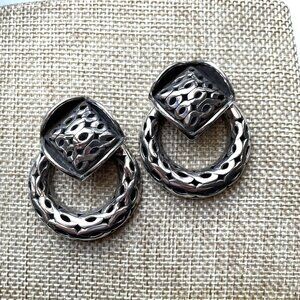 Vintage John Hardy Sterling Clip Earrings